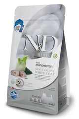 N&D White Spirulina Tahılsız Beyaz Tüylü Mini Irk Yetişkin Köpek Kuru Maması 2 kg