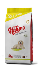 Natura Düşük Tahıllı Kuzulu ve Narlı Büyük Irk Yavru Köpek Kuru Maması 12+2 kg