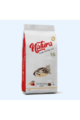 Natura Düşük Tahıllı Somonlu Hamsili ve Böğürtlenli Kısırlaştırılmış Yetişkin Kedi Kuru Maması 2.25 kg