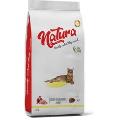 Natura Düşük Tahıllı Tavuklu ve Narlı Yetişkin Kedi Kuru Maması 2 kg