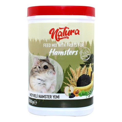 Natura Meyveli Hamster Yemi 1000 gr