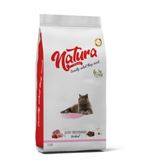 Natura Düşük Tahıllı Tavuklu Hindili ve Yaban Mersinli Kısırlaştırılmış Yetişkin Kedi Kuru Maması 2 kg