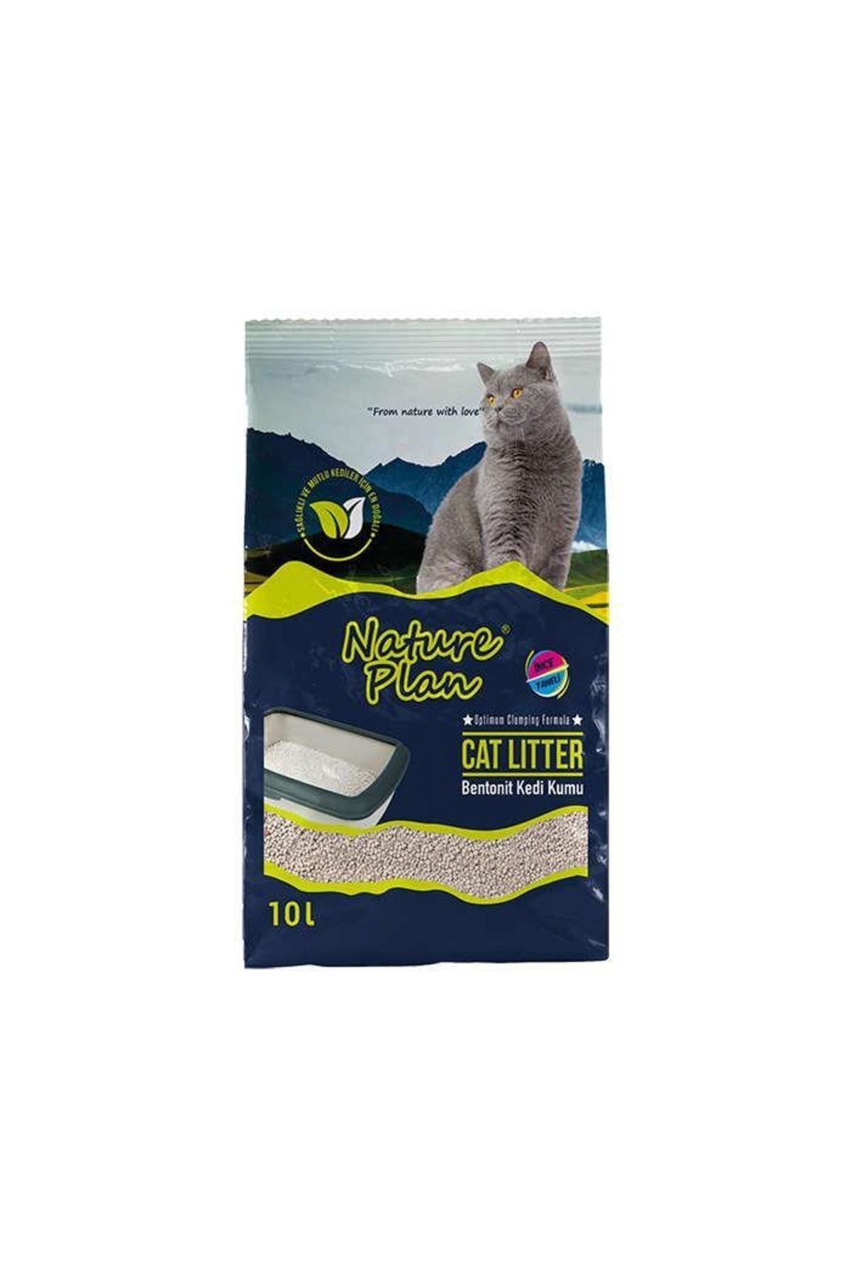 Nature Plan İnce Bentonit Kedi Kumu 10 lt