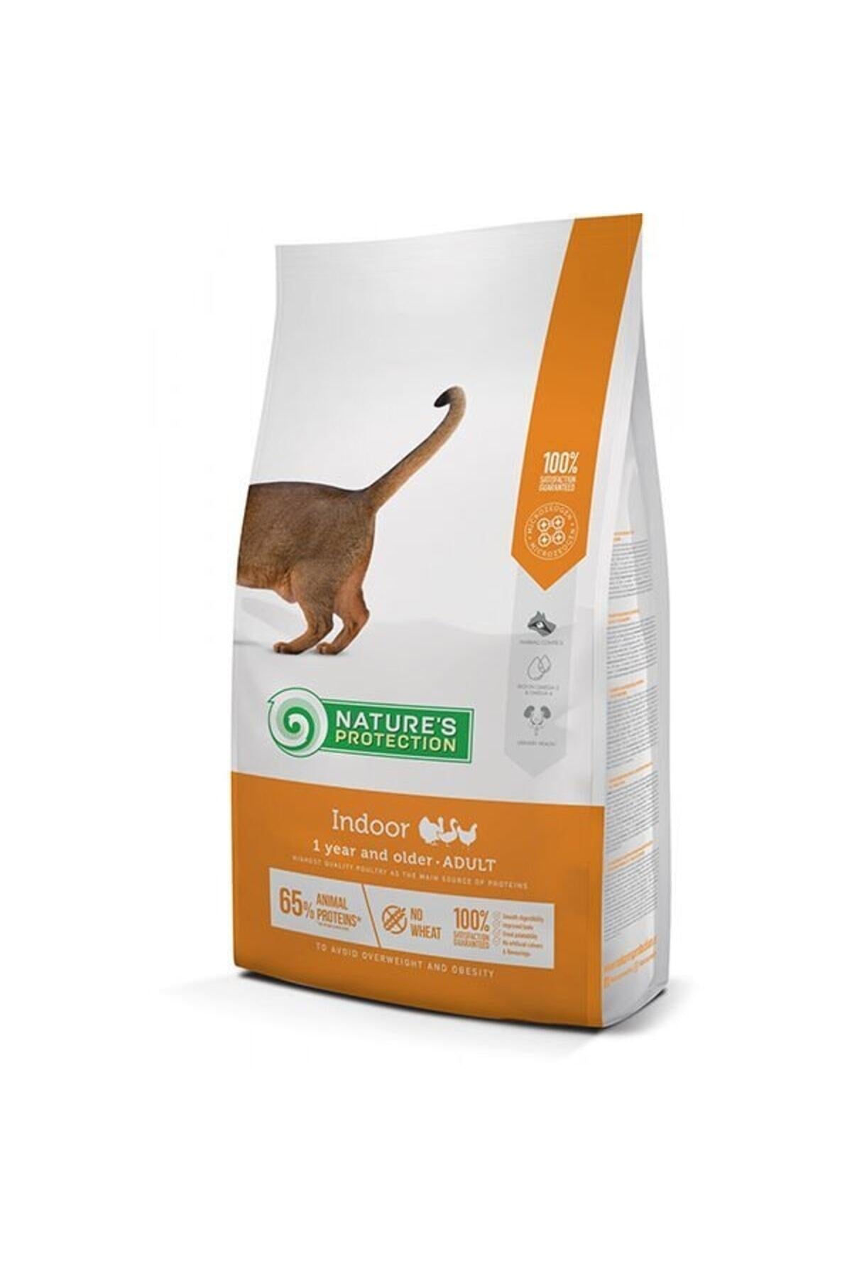 Nature's Protection Düşük Tahıllı Kümes Hayvanlı Indoor Yetişkin Kedi Kuru Maması 2 kg