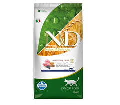 N&D A.Grain Düşük Tahıllı Kuzulu ve Yaban Mersinli Yetişkin Kedi Kuru Maması 10 kg