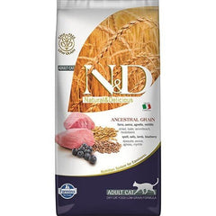 N&D A.Grain Düşük Tahıllı Kuzulu ve Yaban Mersinli Yetişkin Kedi Kuru Maması 5 kg