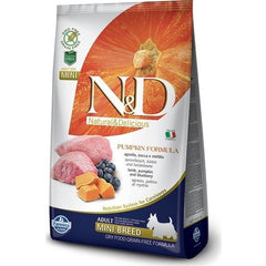 N&D Pumpkin Tahılsız Kuzulu ve Yaban Mersinli Mini Irk Yetişkin Köpek Kuru Maması 2.5 kg