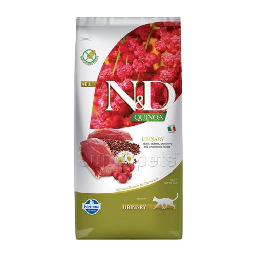 N&D Quinoa Tahılsız Ördekli Urinary İdrar Yollari Destekleyici Yetişkin Kedi Kuru Maması 5 kg