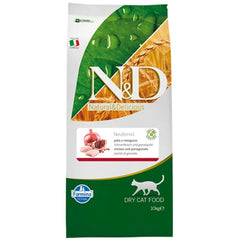 N&D Prime Tahılsız Tavuklu ve Narlı Kısırlaştırılmış Yetişkin Kedi Kuru Maması 10 kg