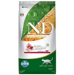 N&D Prime Tahılsız Tavuklu ve Narlı Kısırlaştırılmış Yetişkin Kedi Kuru Maması 10 kg