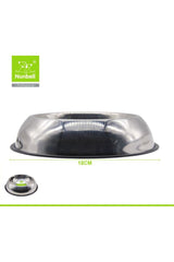 Nunbell Ked i& Köpek Çelik Mama ve Su Kab Oval 18 cm