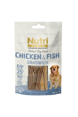 Nutri Canin Tavuklu ve Balıklı Sandwich Köpek Ödül Maması 80 gr