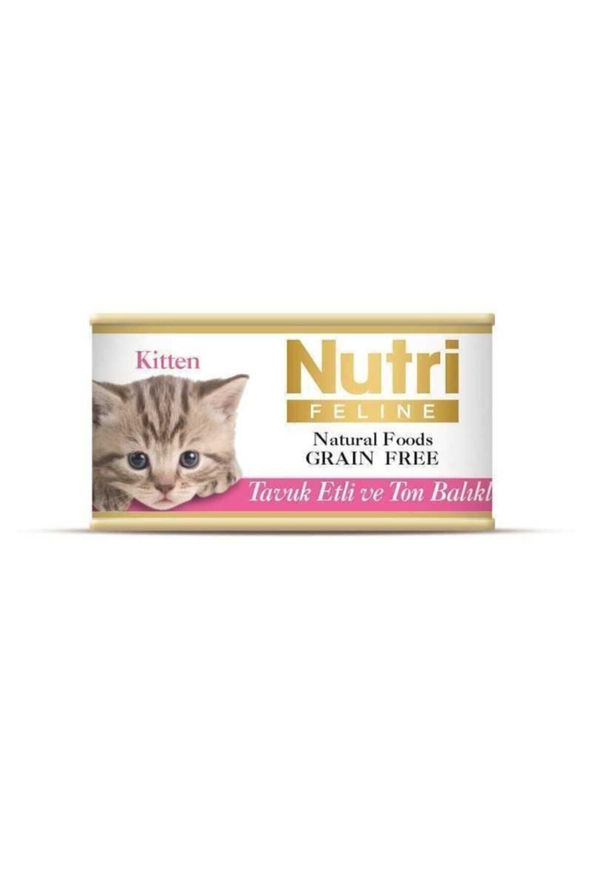 Nutri Feline Kitten Tavuklu ve Ton Balıklı Yetişkin Kedi Yaş Maması 85 gr