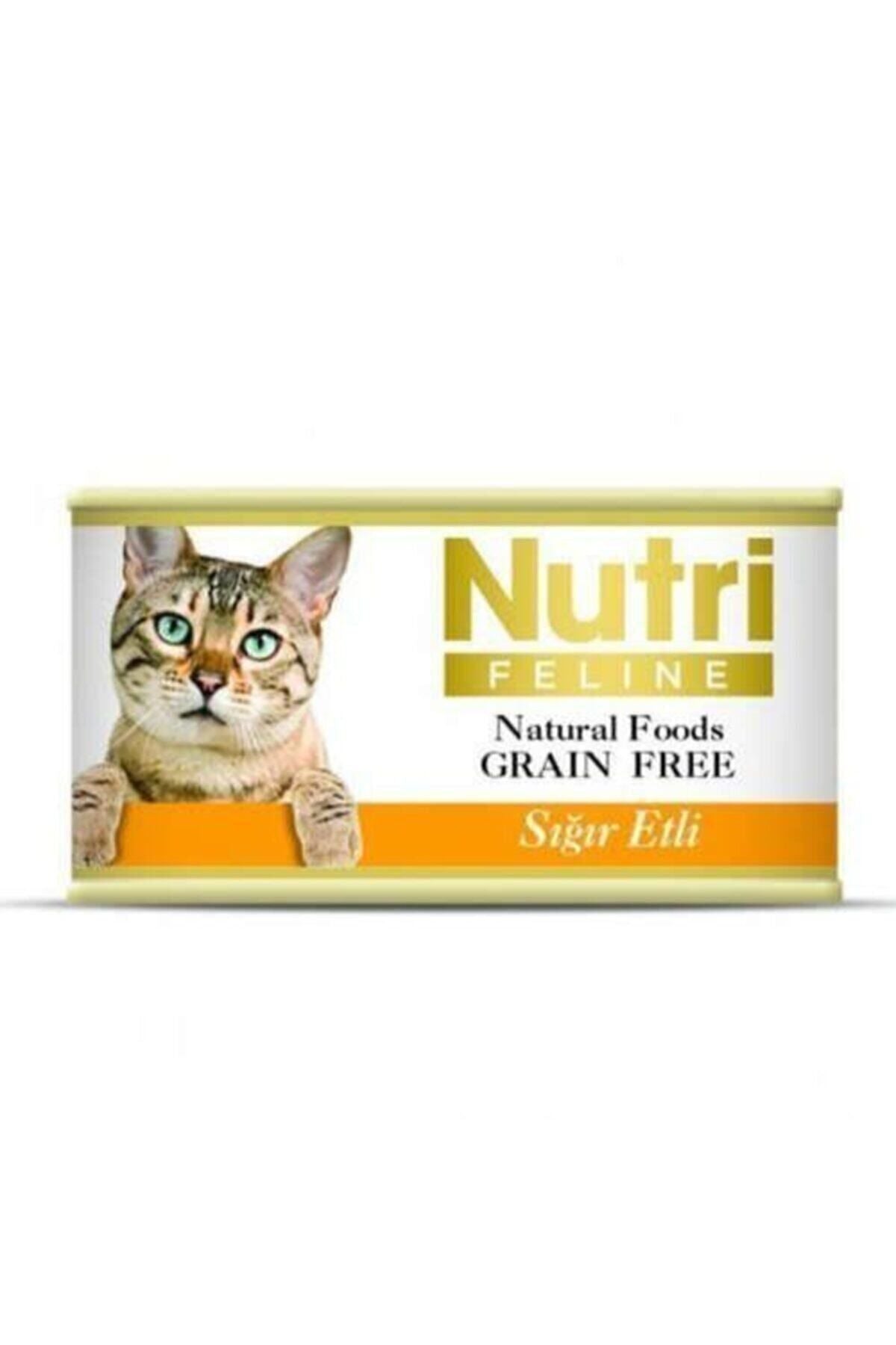 Nutri Feline Sığırlı Yetişkin Kedi Yaş Maması 85 gr