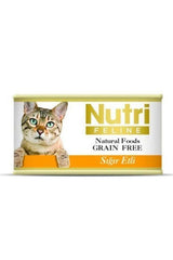 Nutri Feline Sığırlı Yetişkin Kedi Yaş Maması 85 gr