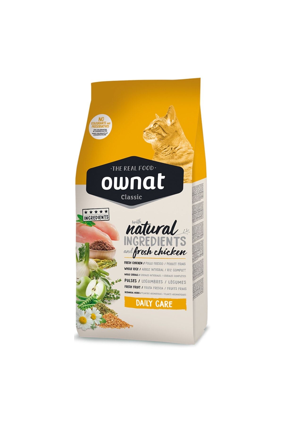 Ownat Classic Daily Care Tavuklu Yetişkin Kedi Kuru Maması 15 kg