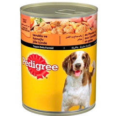 Pedigree Tavuklu Yetişkin Köpek Konserve Yaş Maması 12 X 400 gr