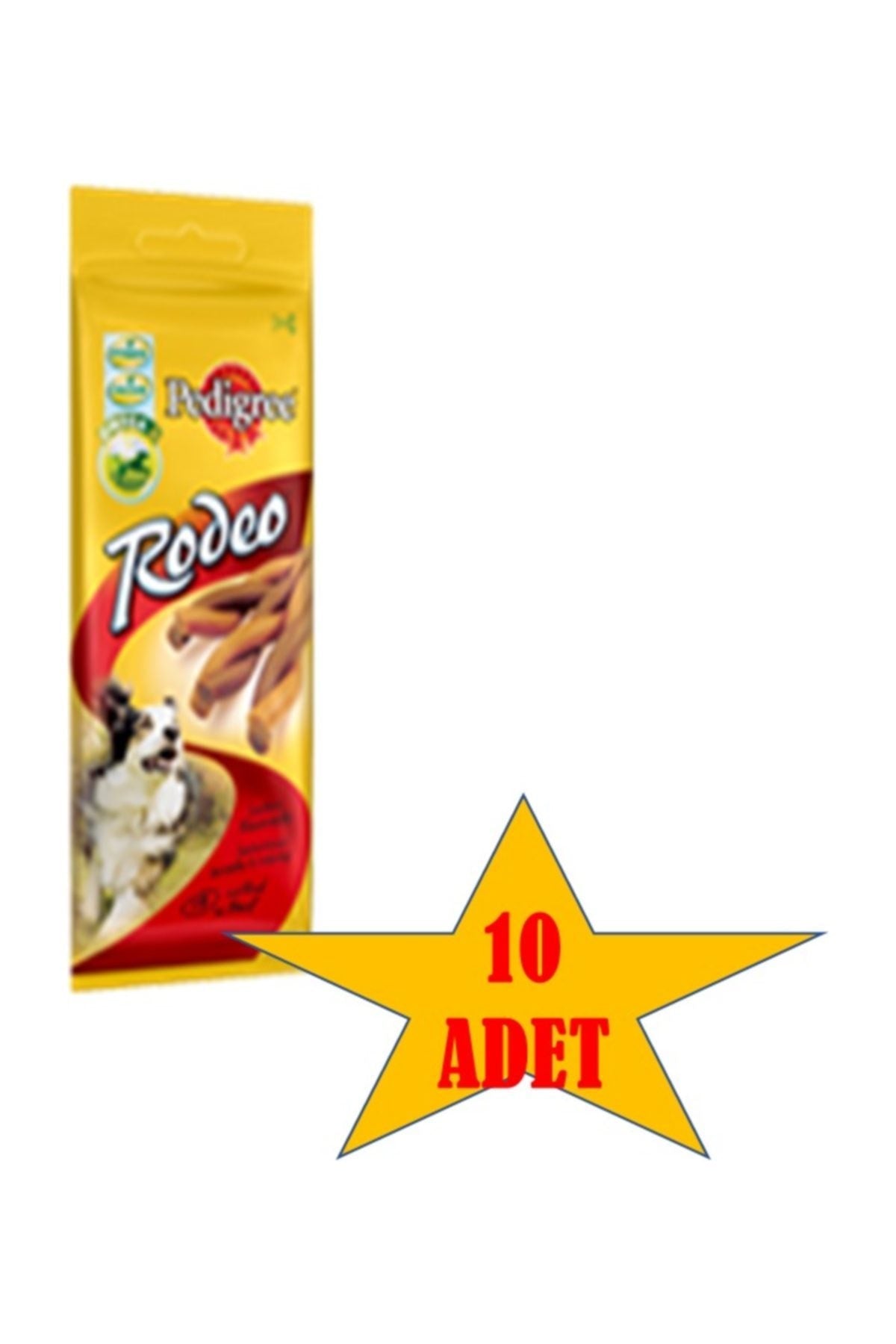 Pedigree Rodeo Sığır Etli Köpek Ödül Maması 10 X 70 gr