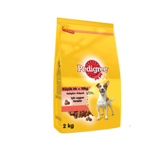 Pedigree Sığırlı ve Sebzeli Mini Irk Yetişkin Köpek Kuru Maması 2 kg