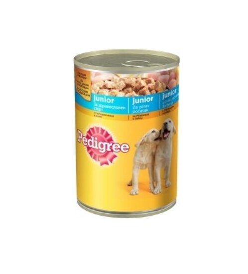 Pedigree Tavuklu Yavru Köpek Konserve Yaş Maması 12 X 400 gr