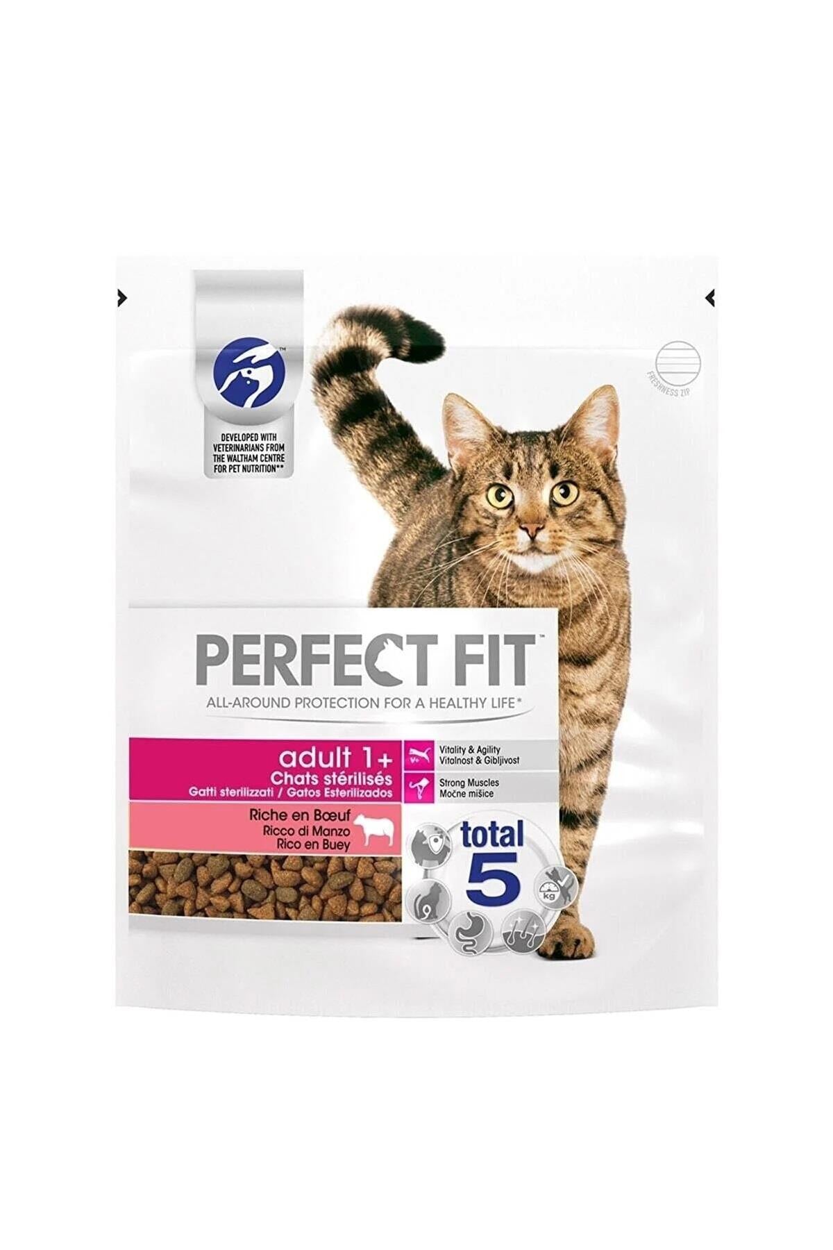 Perfect Fit Sığır Etli Yetişkin Kedi Kuru Maması 1,4 kg