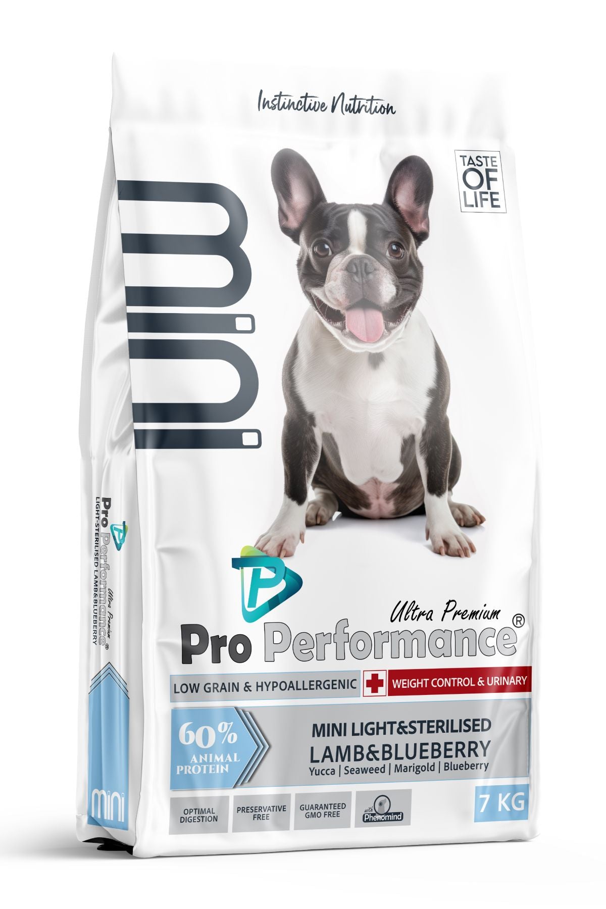 Pro Performance Kuzulu ve Yaban Mersinli Mini Irk Kısırlaştırılmış Yetişkin Köpek Kuru Maması 7 kg