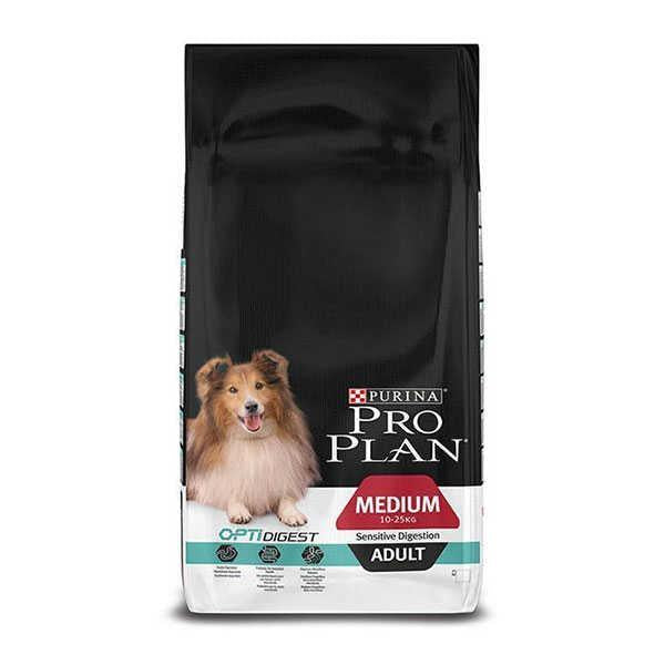 Pro Plan Kuzulu ve Pirinçli Hassas Sindirimli Orta Irk Yetişkin Köpek Kuru Maması 14 kg