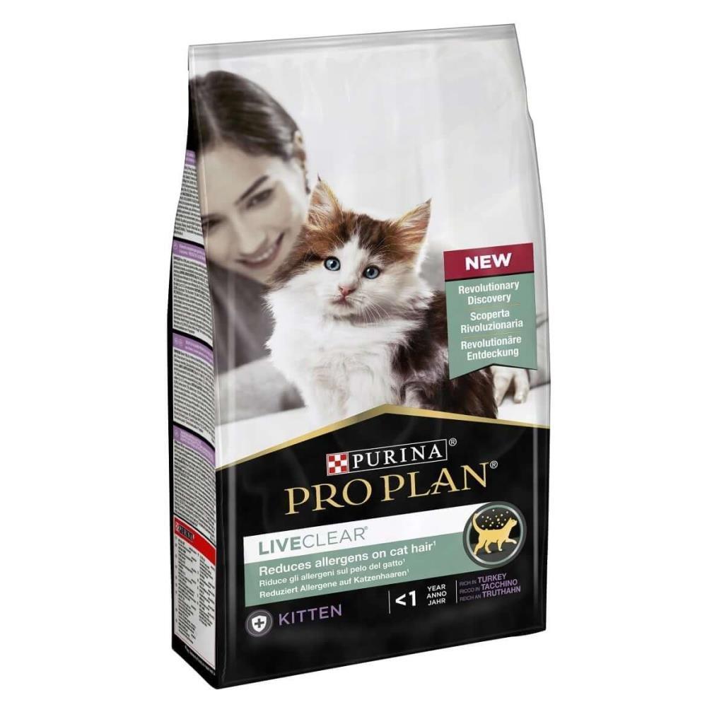 Pro Plan LiveClear Hindili Allerji Önleyici Yavru Kedi Kuru Maması 1,4 kg