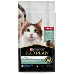 Pro Plan LiveClear Hindili Alerji Önleyici +7 Yaş Yaşlı Kedi Kuru Maması 1,4 kg