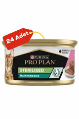 Pro Plan Somonlu Kısırlaştırılmış Yetişkin Kedi Konserve Yaş Maması 24X85 gr