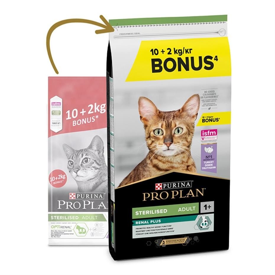 Pro Plan Hindili Kısırlaştırılmış Yetişkin Kedi Kuru Maması 10+2 kg