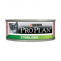 Pro Plan Somonlu ve Ton Balıklı Kısırlaştırılmış Yetişkin Kedi Konserve Yaş Maması 24 X 85 gr