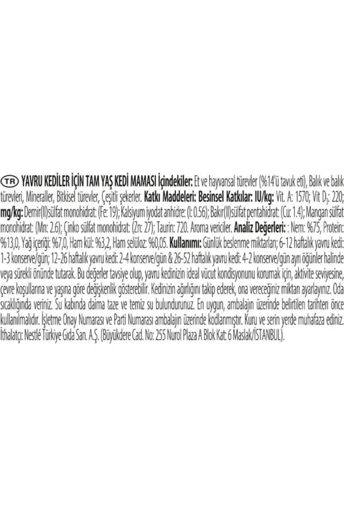 Pro Plan Tavuklu Yavru Kedi Konserve Yaş Maması 85 gr