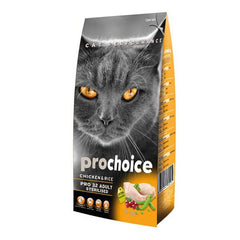 Prochoice Pro 32 Tavuklu Kısırlaştırılmış Yetişkin Kedi Kuru Maması 15 kg