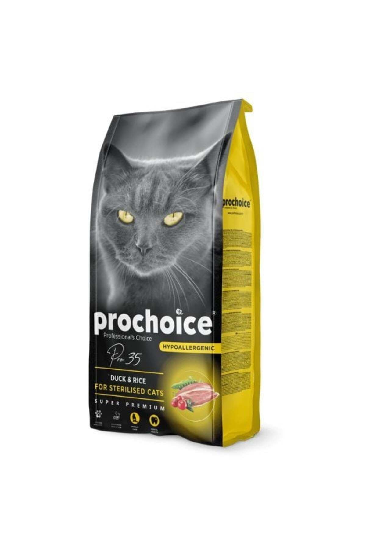 Prochoice Pro 35 Tavuklu ve Ördekli Kısırlaştırılmış Yetişkin Kedi Kuru Maması 2 kg