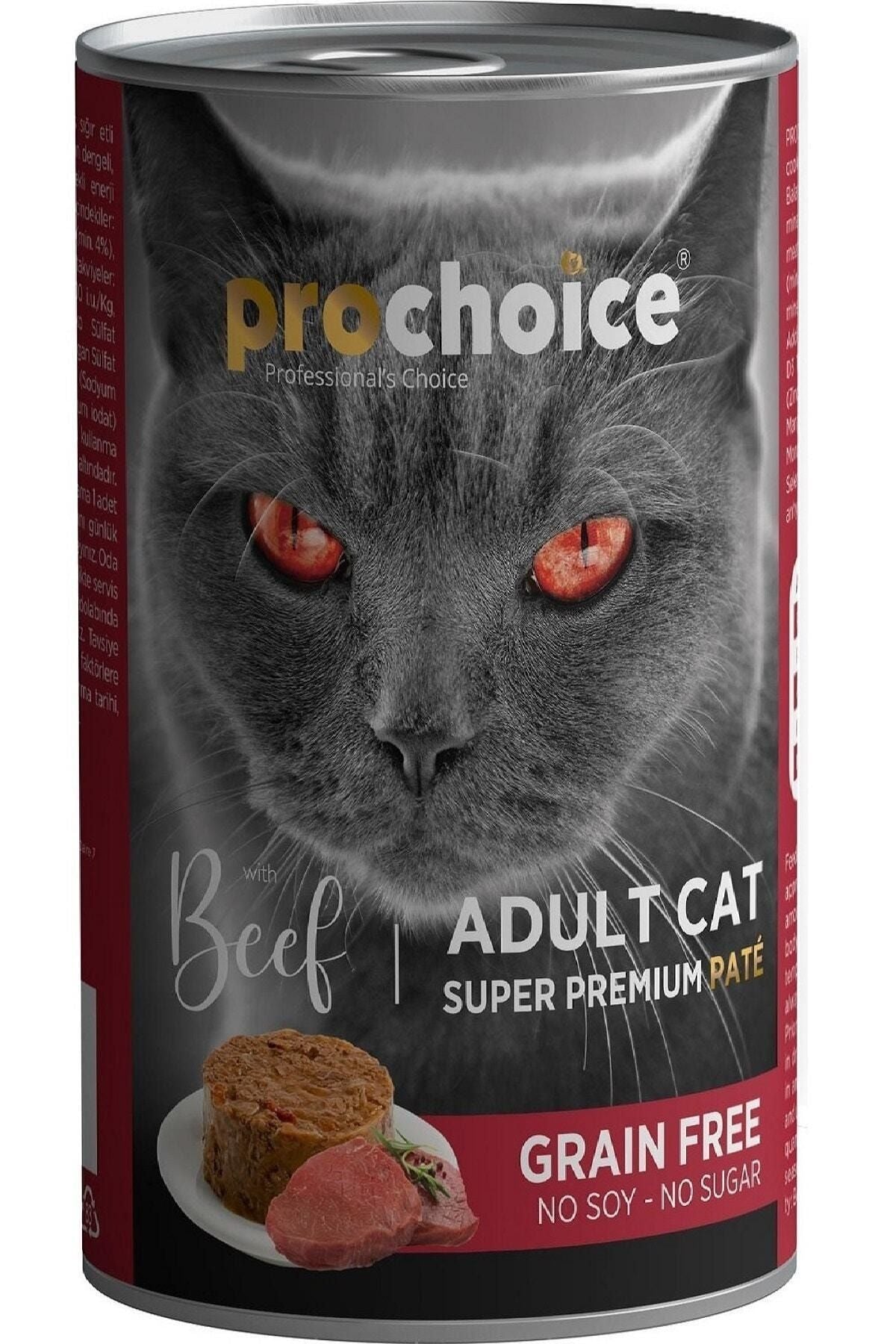 Prochoice Sığırlı Yetişkin Kedi Konserve Yaş Maması 400 gr