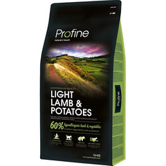 Profine Light Lamb Az Tahıllı Hipoalerjenik Kuzu Etli&Patatesli Düşük Kalori Diyet Köpek Maması 15 kg