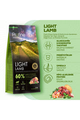 Progine Kuzulu Glutensiz Light Yetişkin Köpek Kuru Maması 12 kg