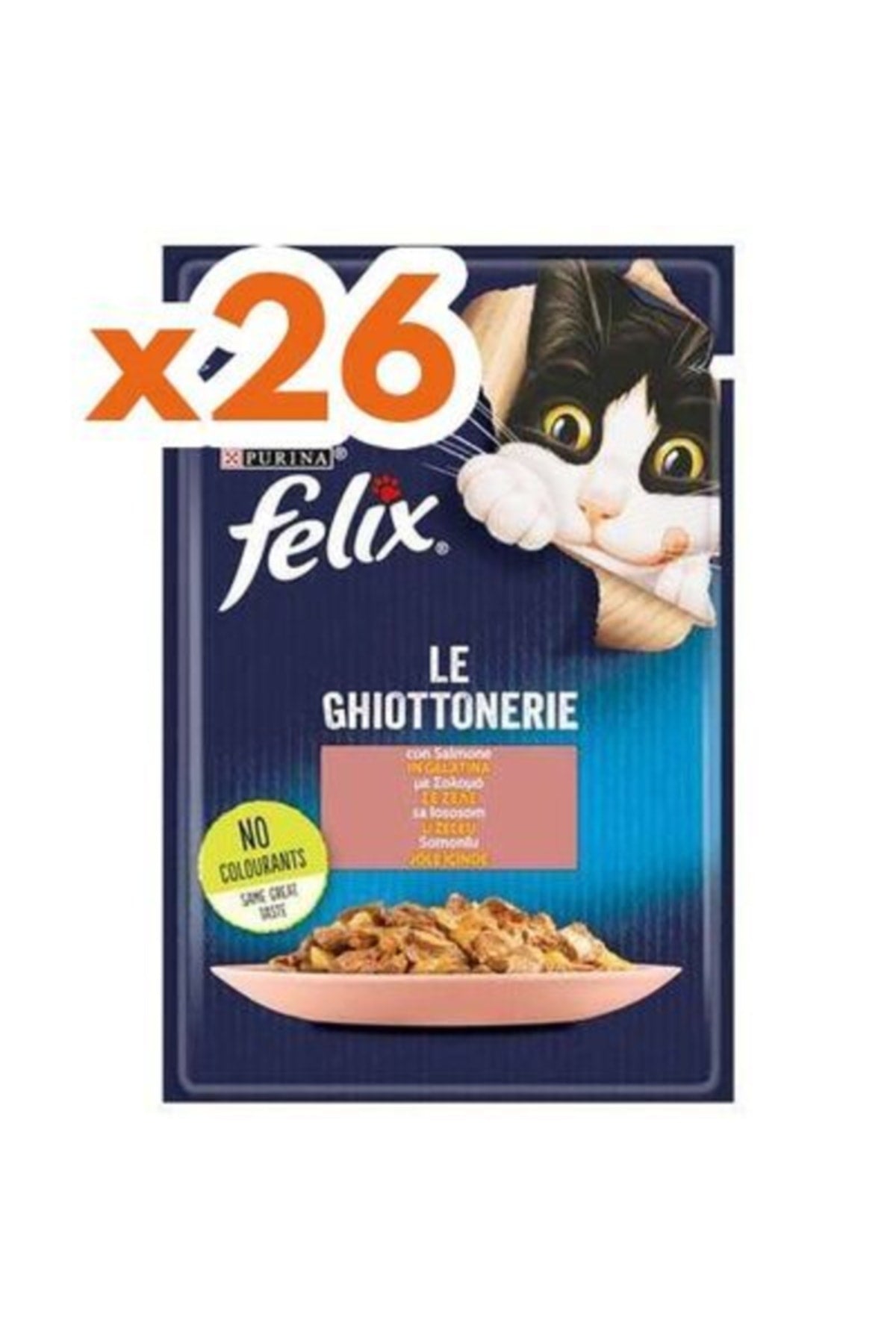 Felix Somonlu Yetişkin Kedi Yaş Maması 26 X 85 gr