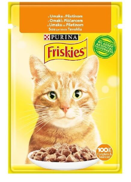 Purina Friskies Tavuklu Yetişkin Kedi Yaş Maması 26 X 85 gr