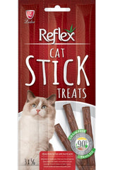 Reflex Biftek ve Kuzulu Sticks Kedi Ödül Maması 3X5 gr