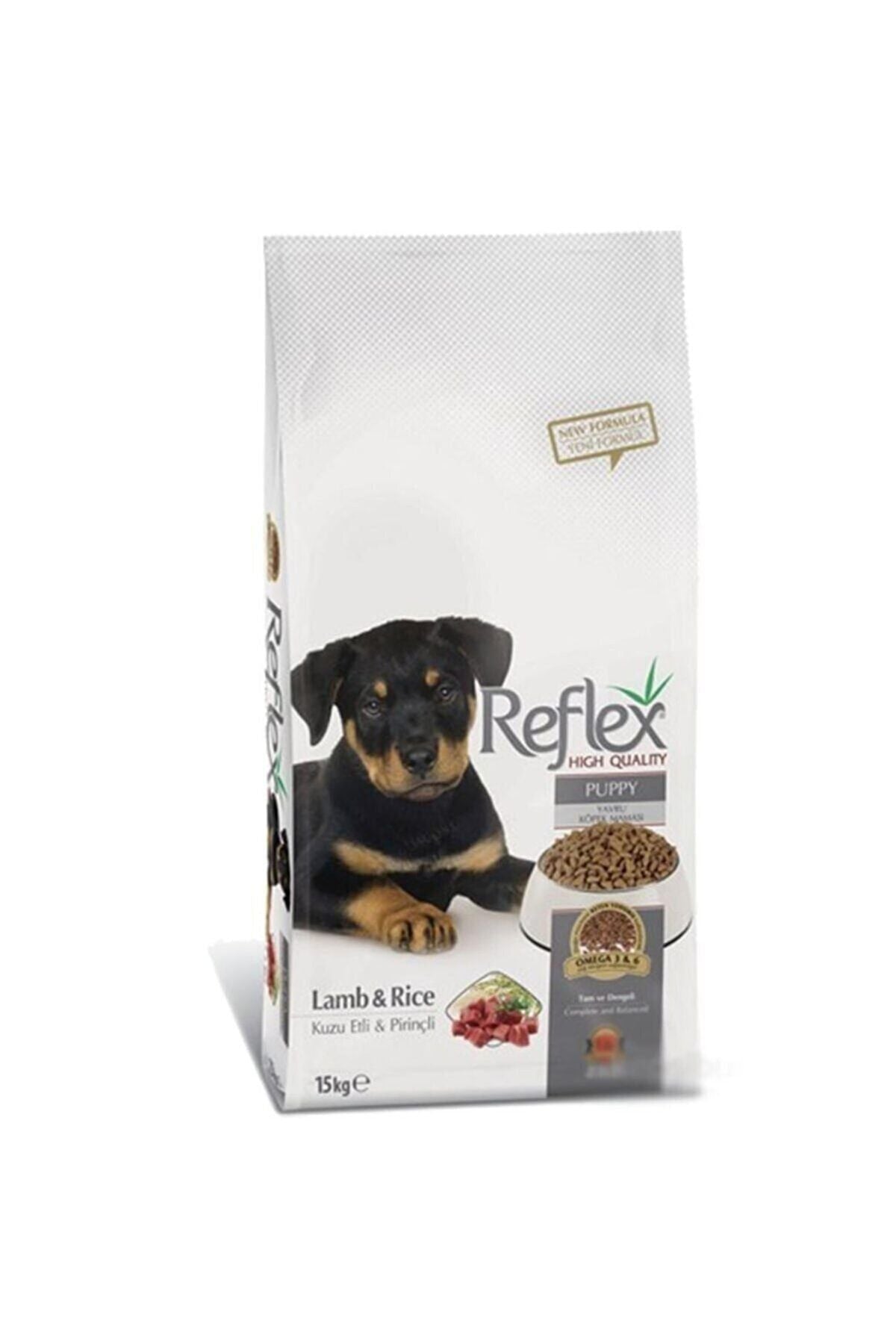 Reflex Kuzulu ve Pirinçli Yavru Köpek Kuru Maması 15 Kg