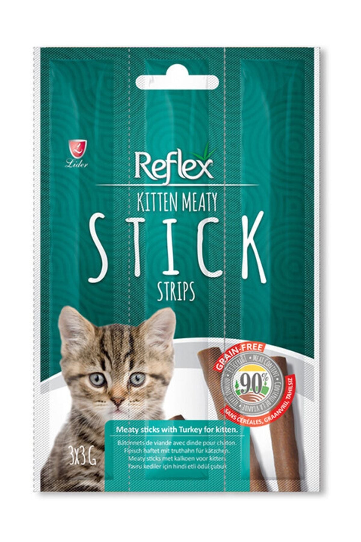 Reflex Kitten Hindi Sticks Kedi Ödül Maması 3X3 gr