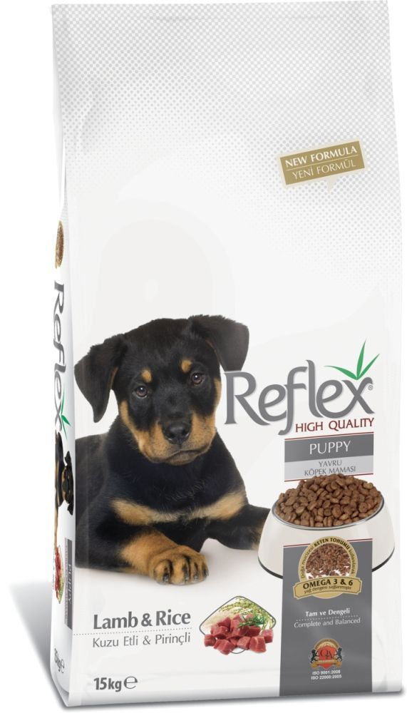 Reflex Kuzu Etli ve Pirinçli Yavru Köpek Maması 15 kg