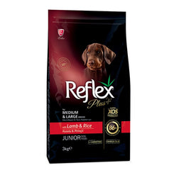 Reflex Plus Kuzulu ve Pirinçli Orta ve Büyük Irk Yavru Köpek Kuru Maması 3 kg