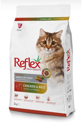 Reflex Plus Multicolor Tavuklu Yetişkin Kedi kuru Maması 2 kg