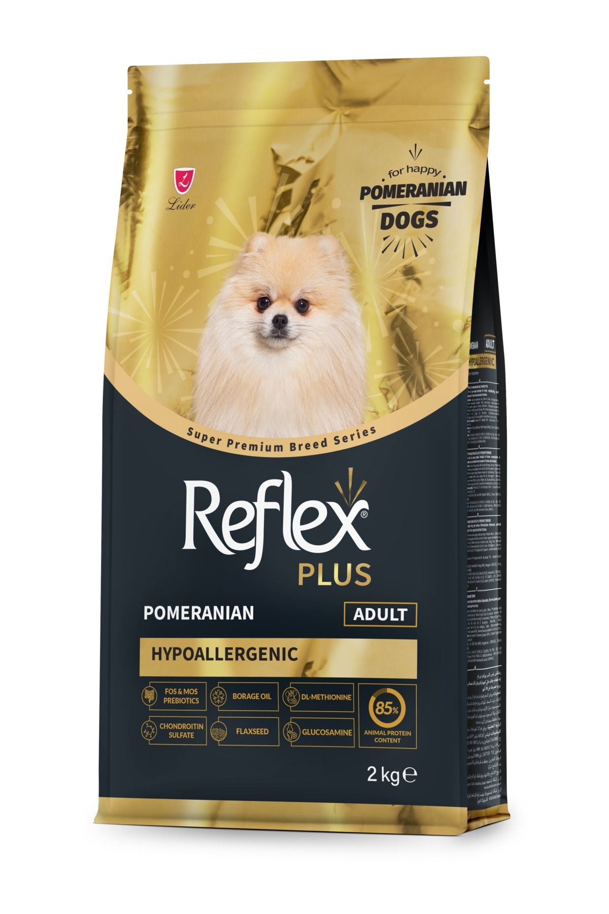 Reflex Plus Pomeranian Hipoalerjenik Tavuklu Yetişkin Köpek Kuru Maması 2 kg