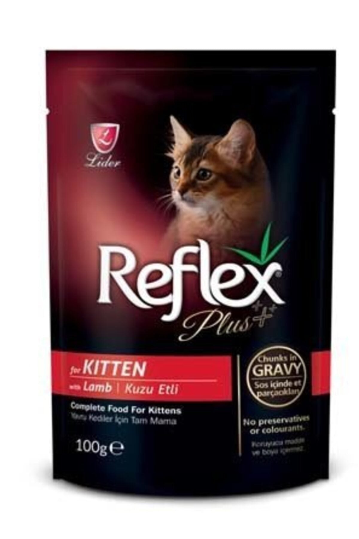 Reflex Pouch Kitten Kuzu Etli Yaş Mama 100 gr - Pet Keys