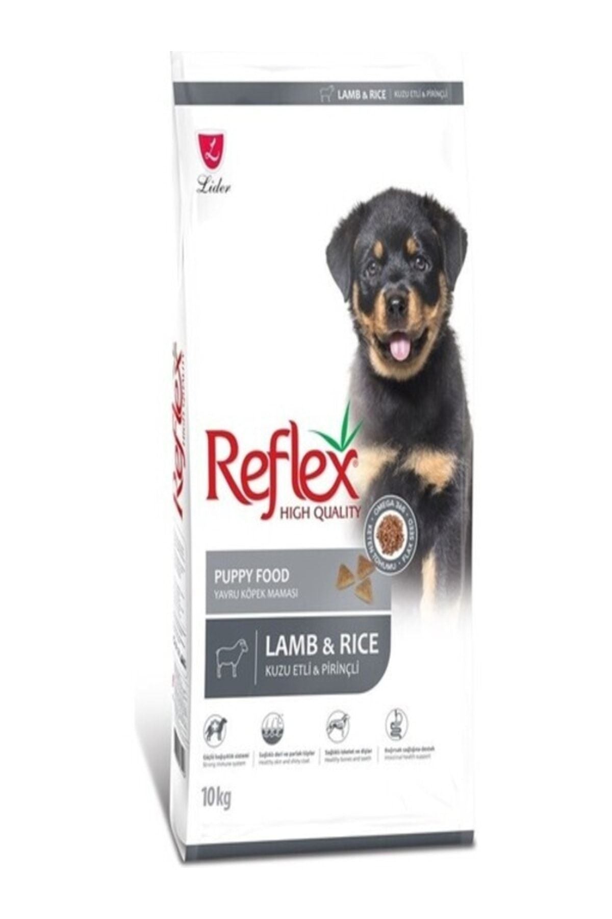 Reflex Kuzulu ve Pirinçli Yavru Köpek Kuru Maması 10 kg