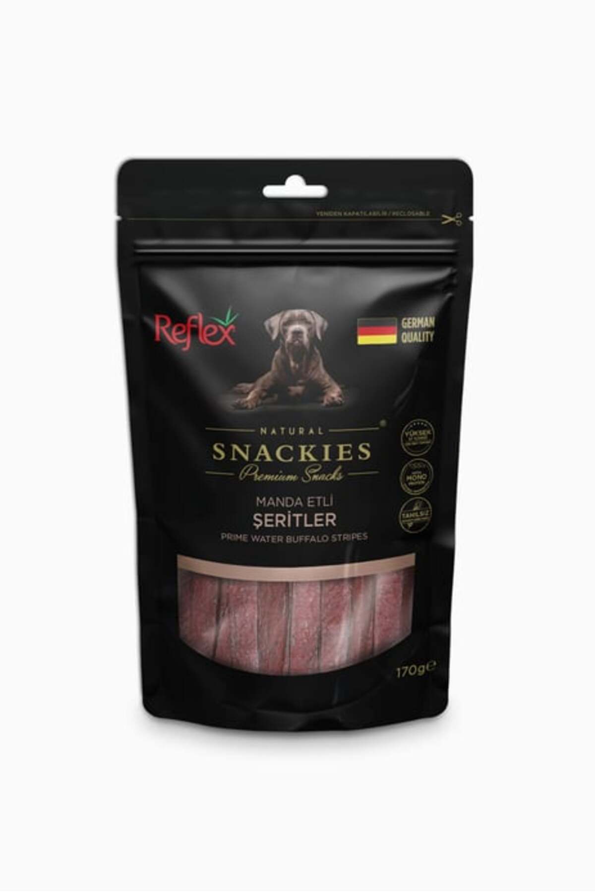 Reflex Snackies Manda Etli Yetişkin Köpek Ödül Maması 170 gr